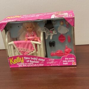 Baby Doll with Pink Accessories